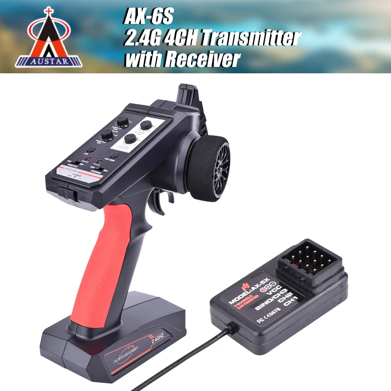 AUSTAR AX6S 2 4G 4CH беспроводной радиопульт дистанционного управления Передатчик с
