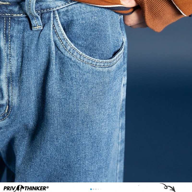 

PR Men Streetwear Blue Jeans 2020 Women Black Jeans Korean Fashions Harem Pants Male Denim Pants OverSize