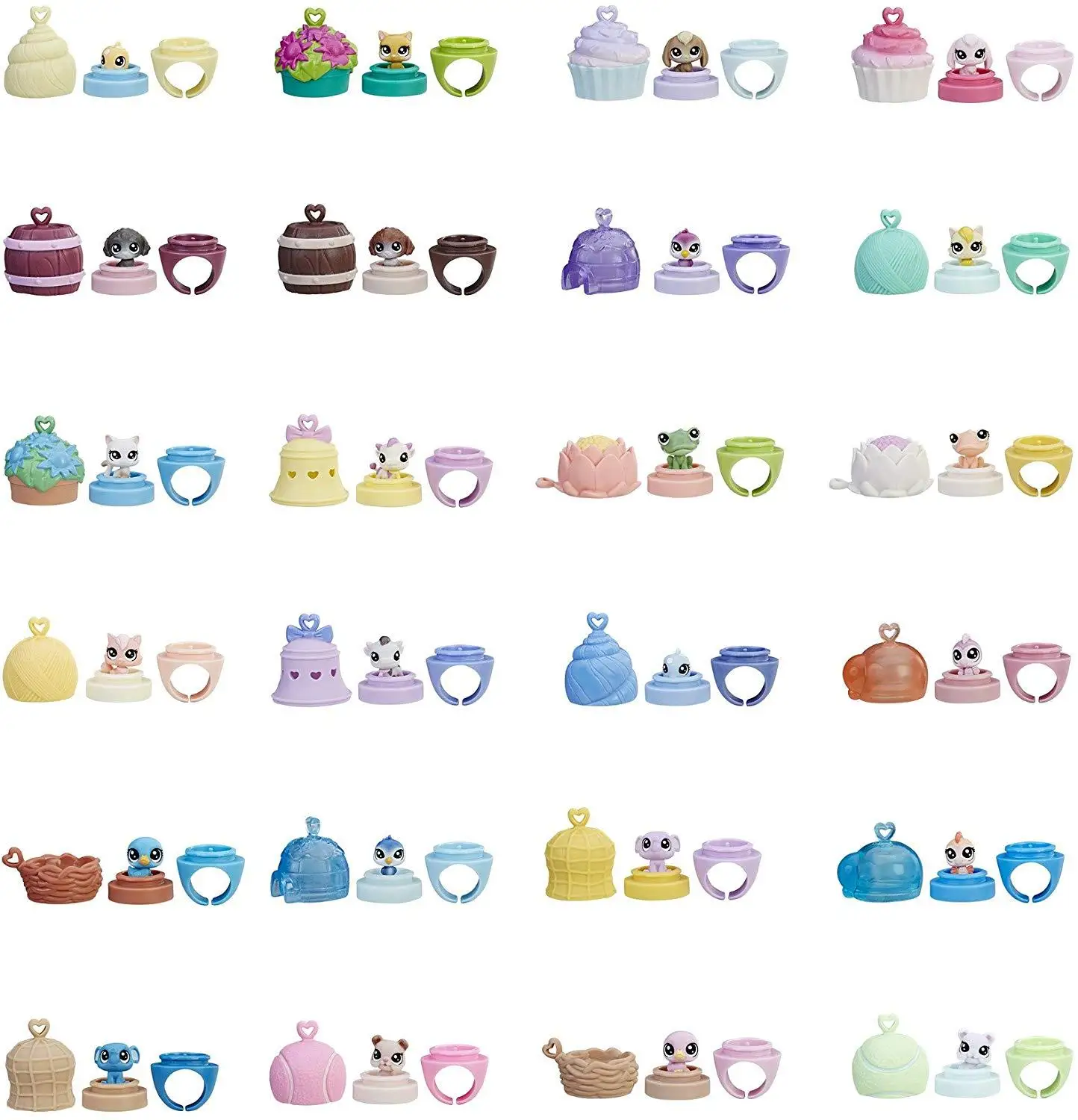 1 шт. Новый мини pet shop кольца Слепой Мешок фигурки домашних животных милые игрушки