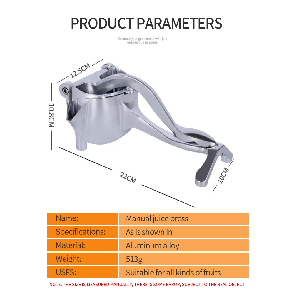 Многофункциональная ручная соковыжималка для апельсинов лимона граната фруктов