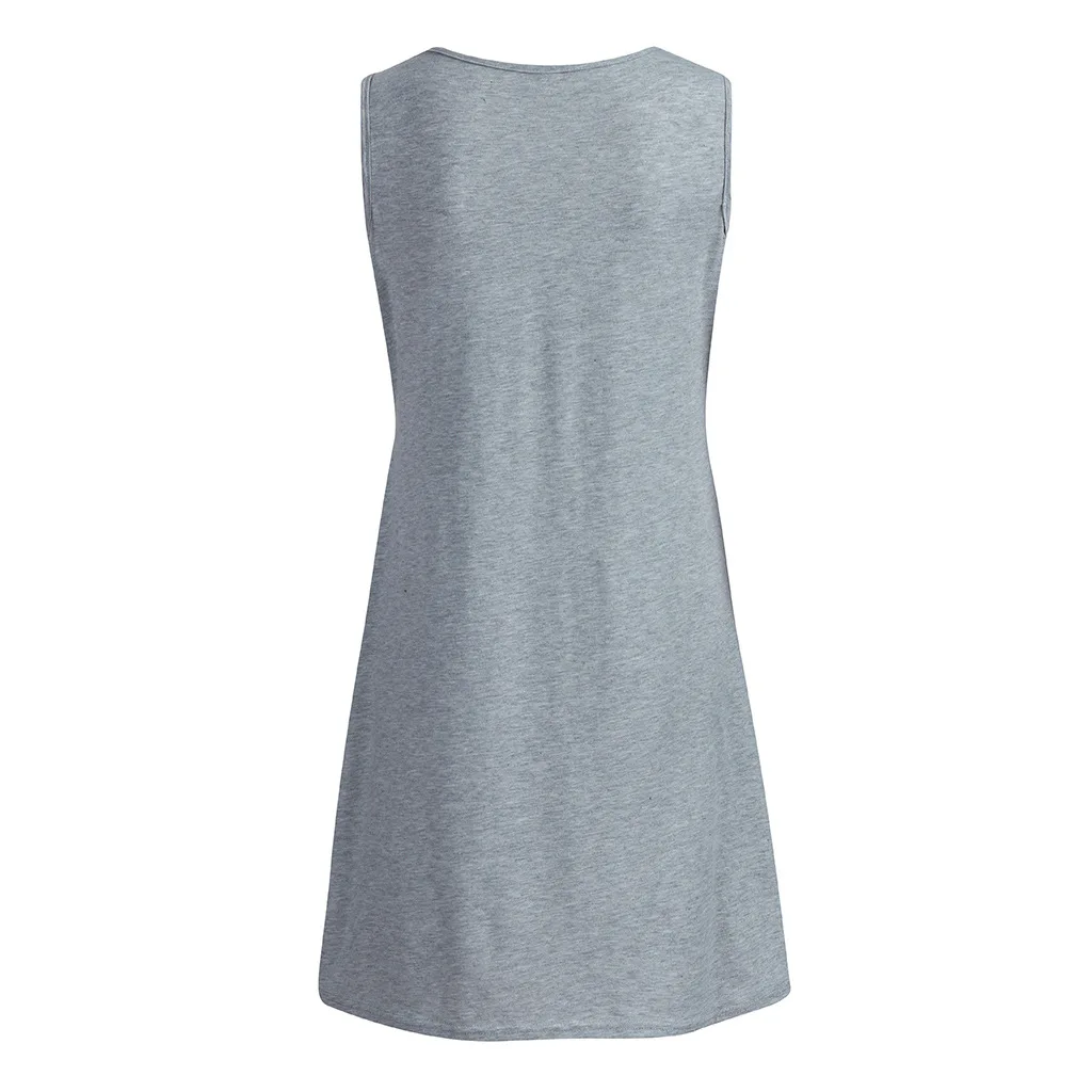 

Summer dresses for pregnant women, breastfeeding women, round neck sleeveless breastfeeding dresses