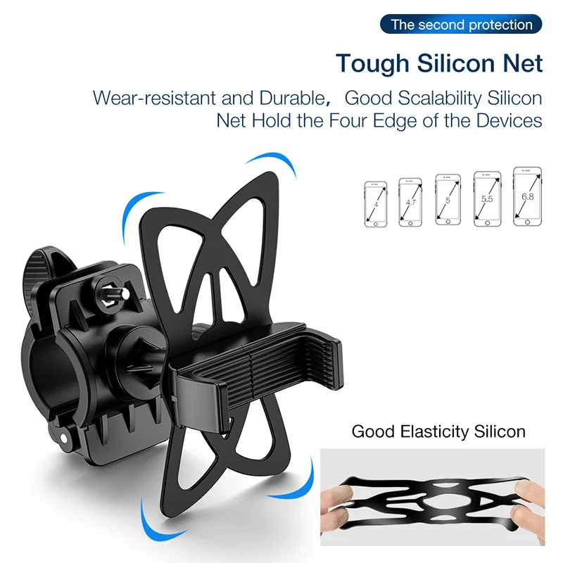 Крепление для телефона на велосипед вращающийся 360 градусов кронштейн сотового