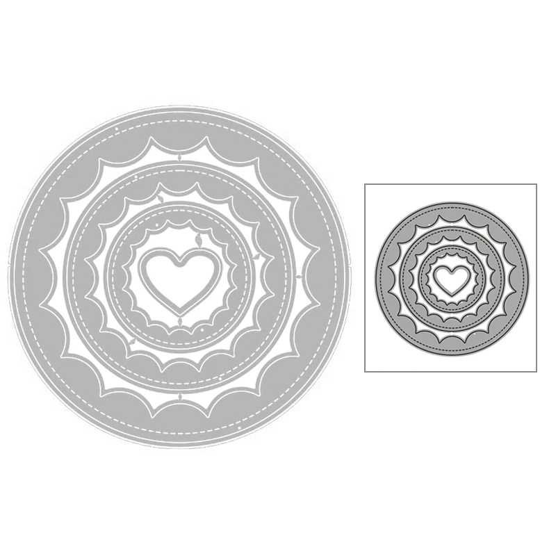 Новинка 2020 Лидер продаж базовые круги границы сердце гнездо кружевной фон