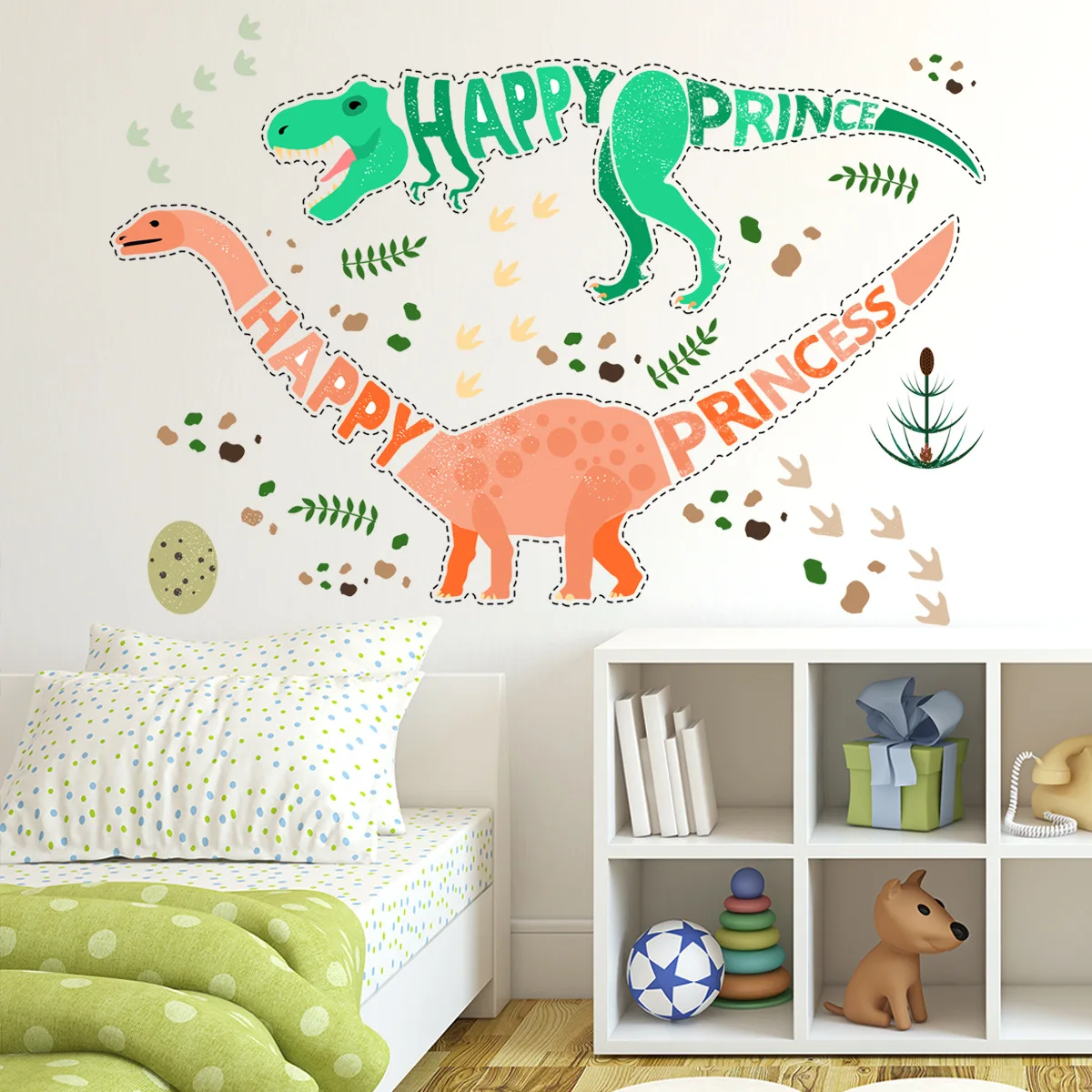 

Cartoon Dinosaur Wall Stickers Cute animals Kids Room Wallpaper Eco Friendly Material Wall Decalsration For Nursery Decor Decals