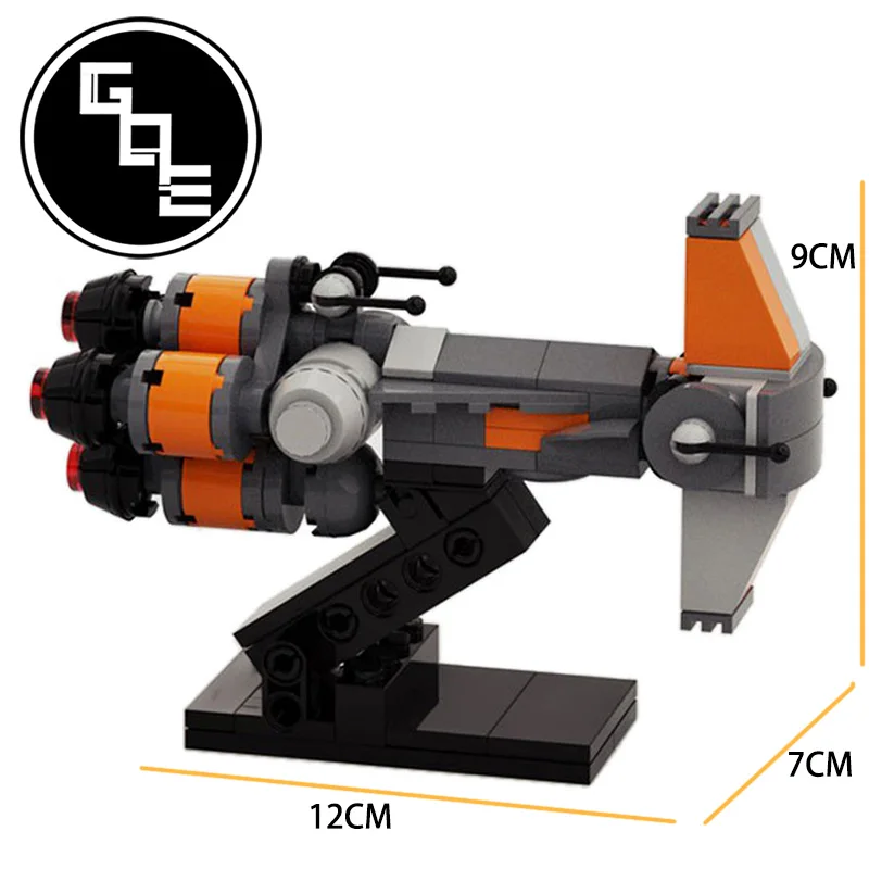 

DIY Star Plans Series The Republic Cruiser Gunship Space Hammerhead Corvetted MOC-17281 Creative Building Blocks Bricks Kids Toy