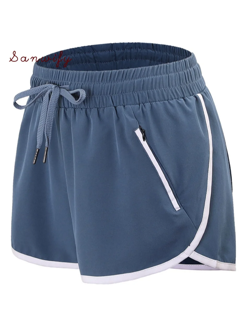 

Yoga Shorts Women's Anti-light Loose Running Sports Shorts Quick-drying Breathable Casual Thin Training Shorts