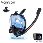 Vamson для экшн-камеры GoPro 10 9 8 7 6 Аксессуары для подводного крепления маска для плавания и дайвинга двойная дыхательная трубка Анти-туман VP666