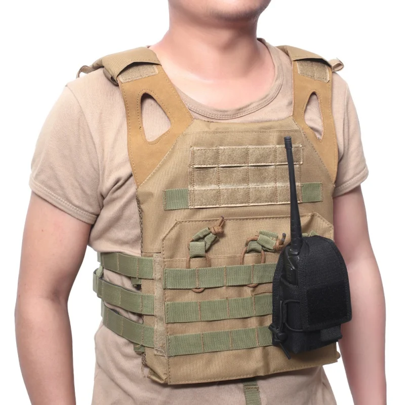 

1000D Nylon Outdoor Pouch Tactical Sports Molle Radio Walkie Talkie Holder Bag Magazine Mag Pouch Pocket New
