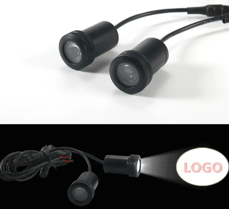 2 шт. светодиодный автомобильная лампа на дверь Добро пожаловать логотип