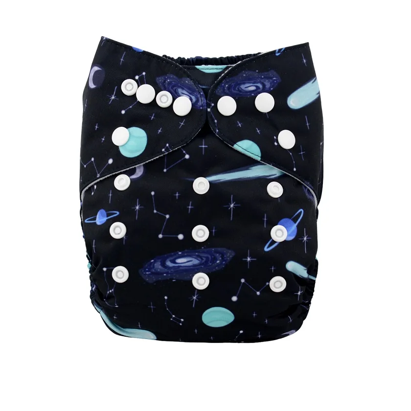 H027 U pick Alvababy моющийся 1 шт тканевый подгузник с 1 шт вставкой из микрофибры многоразовый детский тканевый подгузник для унисекс - Color: H027