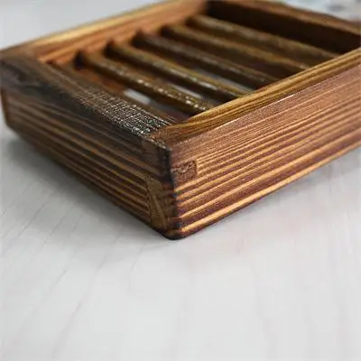 

Wooden Natural Bamboo Soap Dishes Tray Holder Storage Soap Rack Plate Box Container Bathroom Soap Soap Box Japanese Style