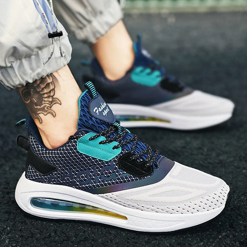 Новинка 2021 модные Дышащие Беговые кроссовки нескользящая износостойкая