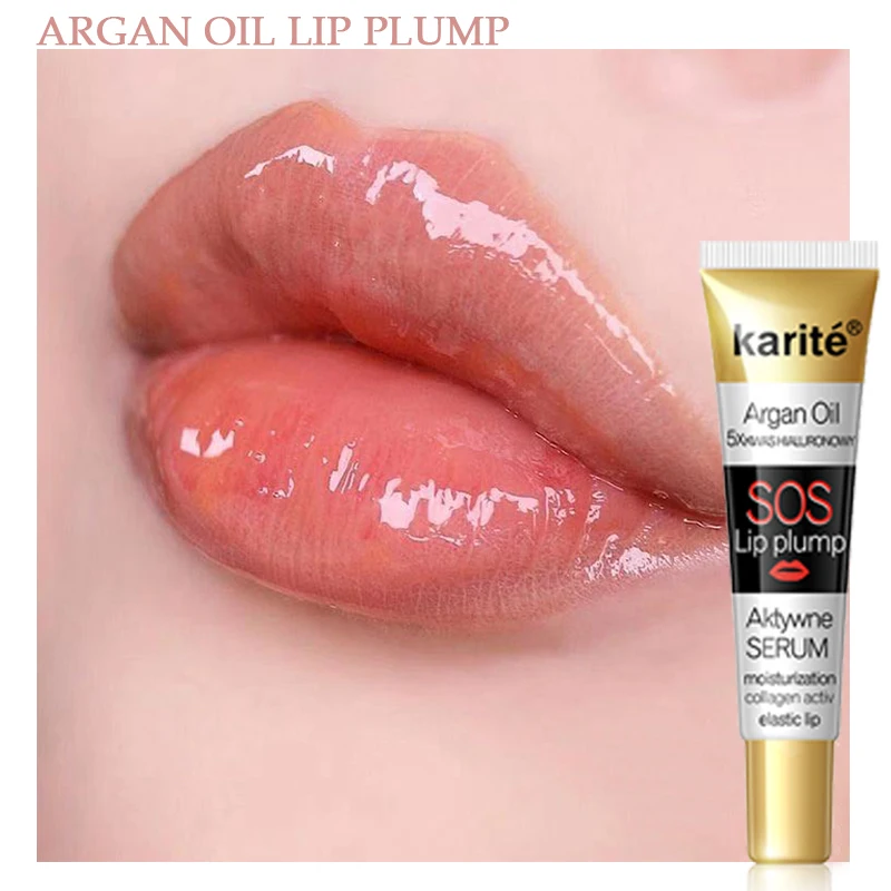 Увлажняющий крем для губ с аргановым маслом эссенция ухода за губами увеличения