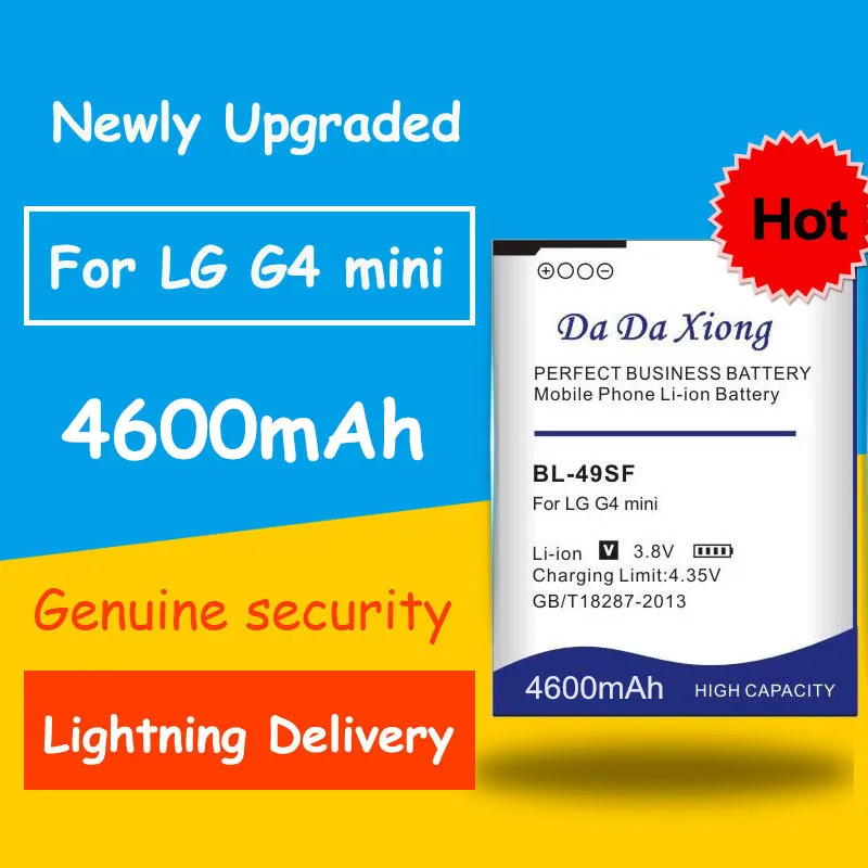 Высокое качество 4600 мА/ч BL 49SF BL49SF Батарея для LG H735T H525N G4 мини Beat G4C G4S замена