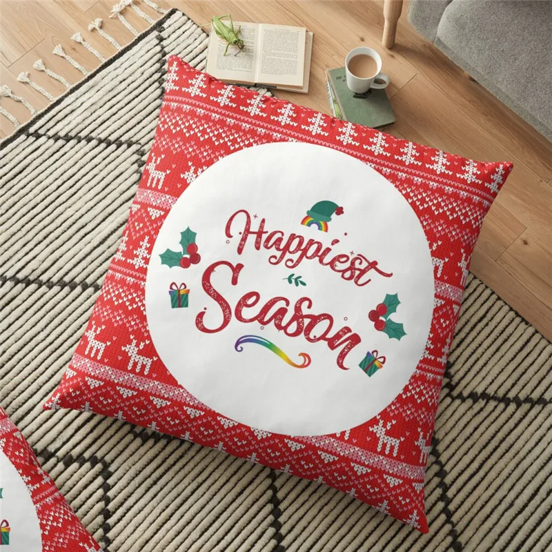 

Наволочка с надписью «Merry christmas», 45*45 см