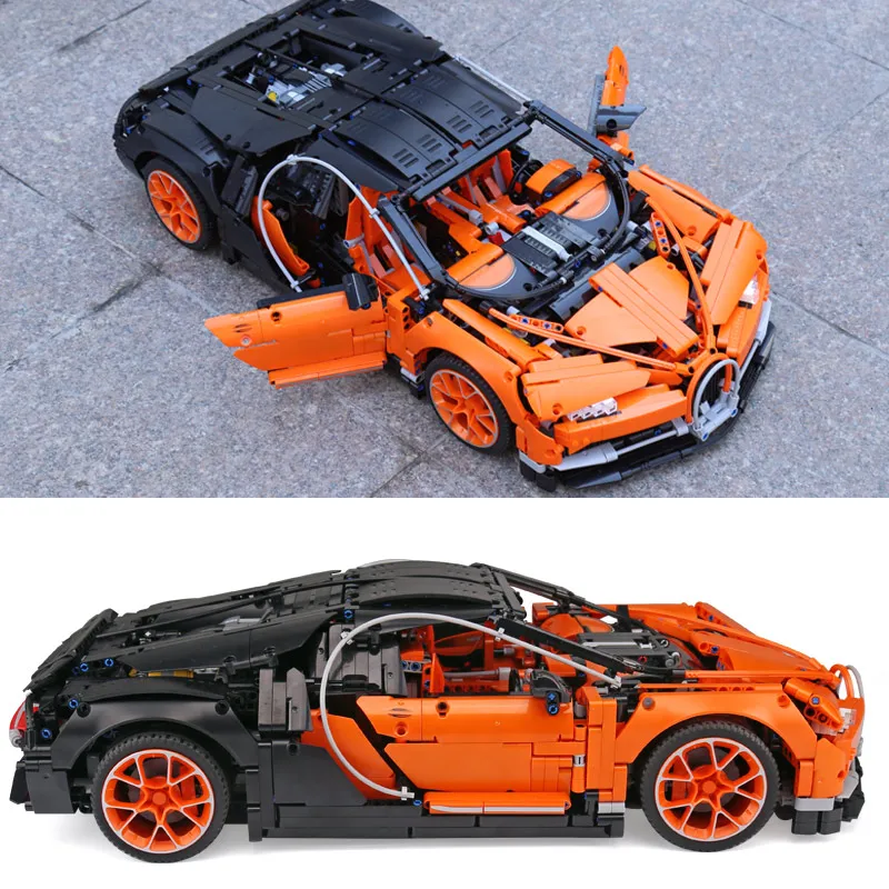 DHL 20086 Bugatti Chiron комплекты гоночных автомобилей, совместимые с 42083 конструкторами серии Technic, модели, кирпичные игрушки для детей