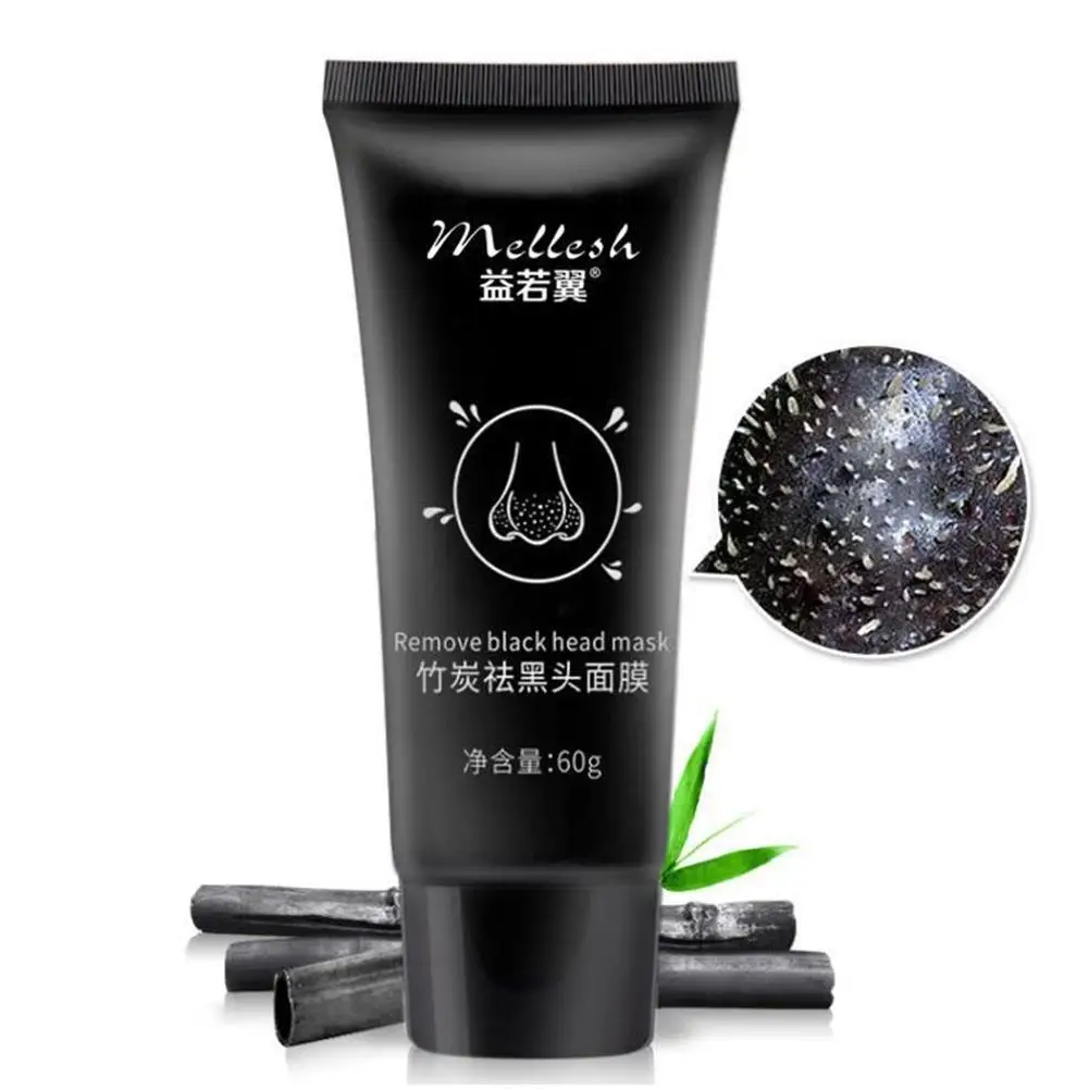 

60g Nose Bamboo Charcoal Blackhead Removal Mask Mud Care Mask Acne Skin Cleaning Peel Deep Cleaner Mask Pore Y8Y6
