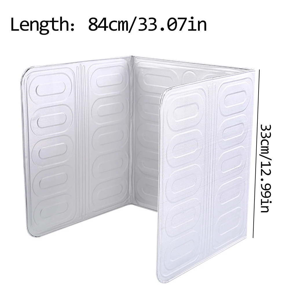 

Splatter Shield Guard Oil Divider Splash Proof Baffle Tool Kitchen Cooking Frying Pan Oil Splash Screen Cover Gas Stove