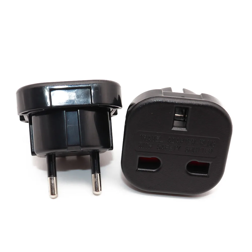 Великобритания в Европейский евро ЕС AC вилка адаптера зарядного устройства