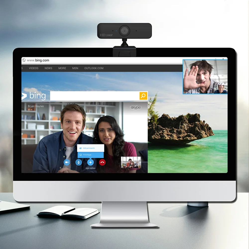 USB веб-камера 1080P HD 5 Мп Компьютерная камера Веб-камеры встроенный