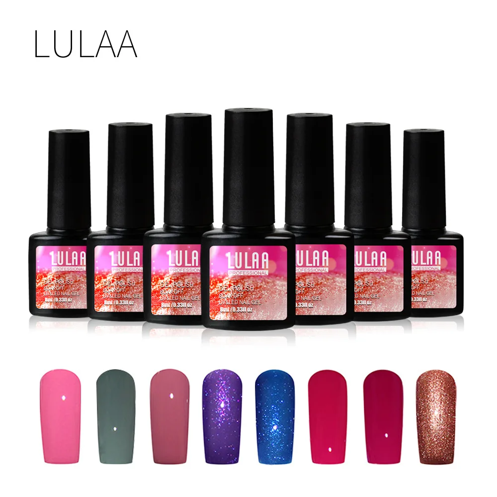 

Color 8ML nail polish 100 colors for baking nail polish nail art manicure semi-permanent UV LED gel oil paint nail polish