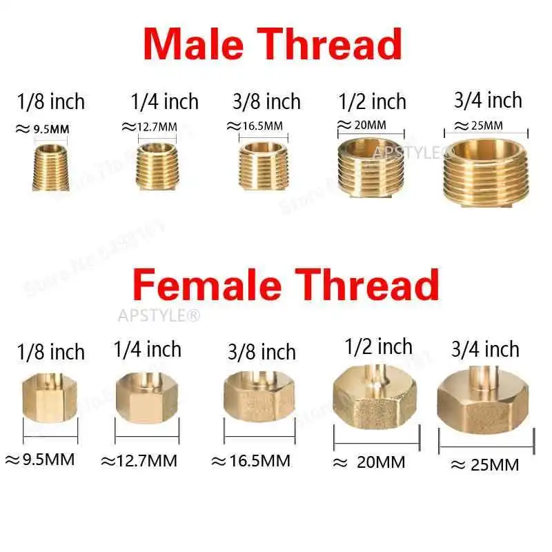 Латунный трубный фитинг адаптер 90 градусов 1/8 &quot1/4" 3/8 &quot1/2" 3/4 &quotBSP локоть