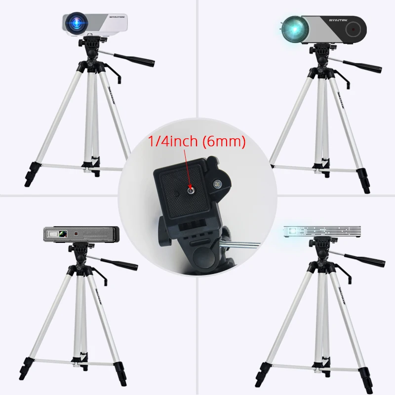 Штатив проектор BYINTEK оригинальный Портативный Телескопический алюминиевый