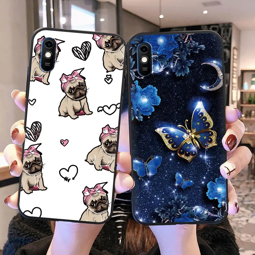 Водонепроницаемый чехол для телефона из ТПУ Xiaomi Redmi 9A/9i индийский силиконовый