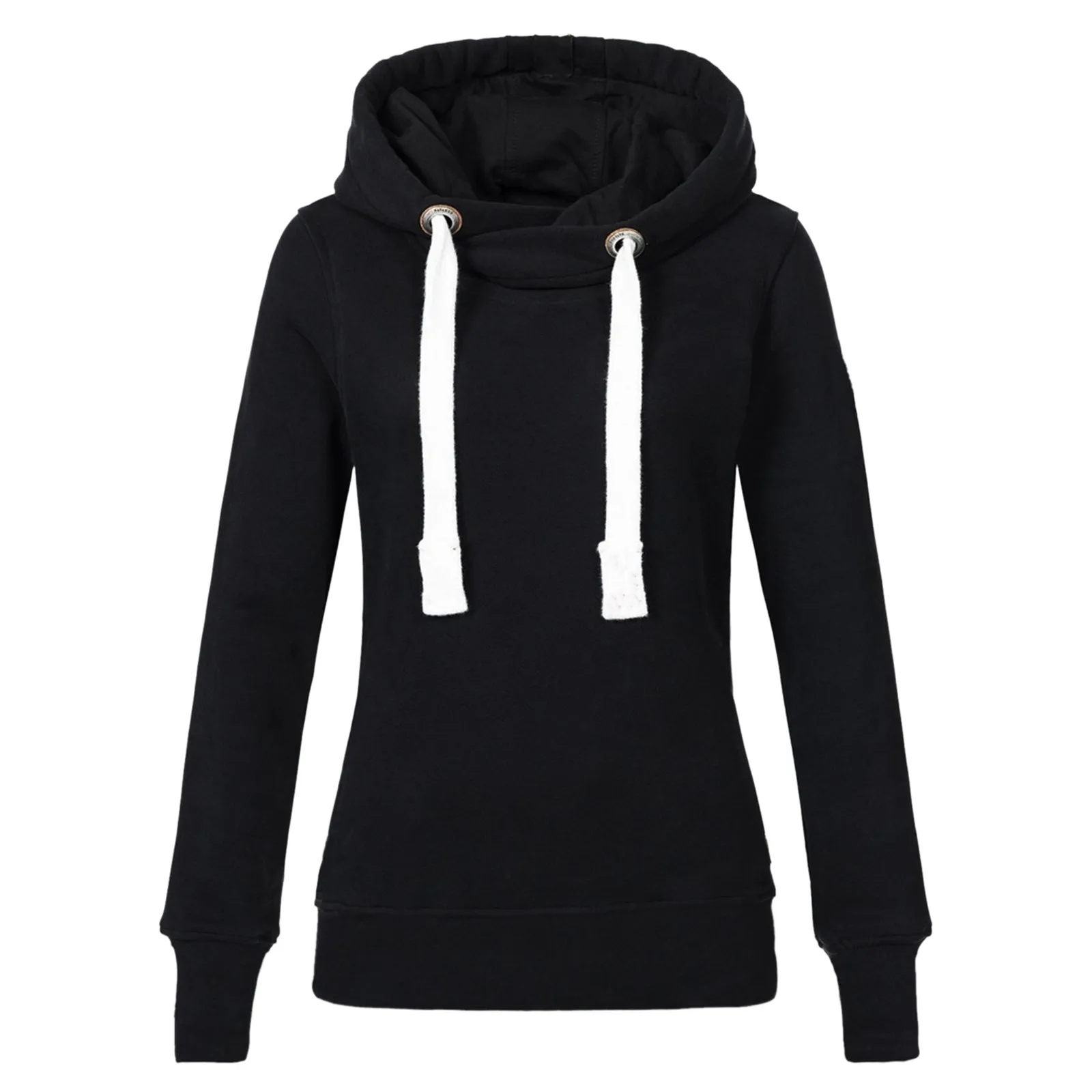 

Свитшоты в стиле Харадзюку, женские толстовки большого размера, повседневный элегантный Модный пуловер, свитшот с капюшоном и карманами на ...