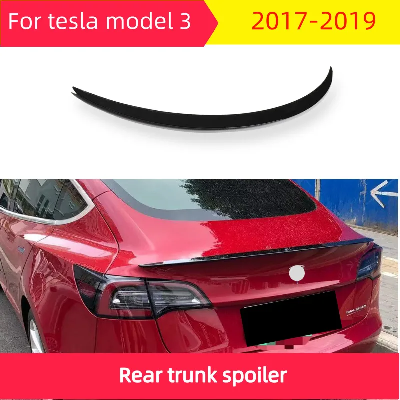 Спойлер заднего багажника крыла для Tesla model 3 2017 2018 2019 года задний спойлер из
