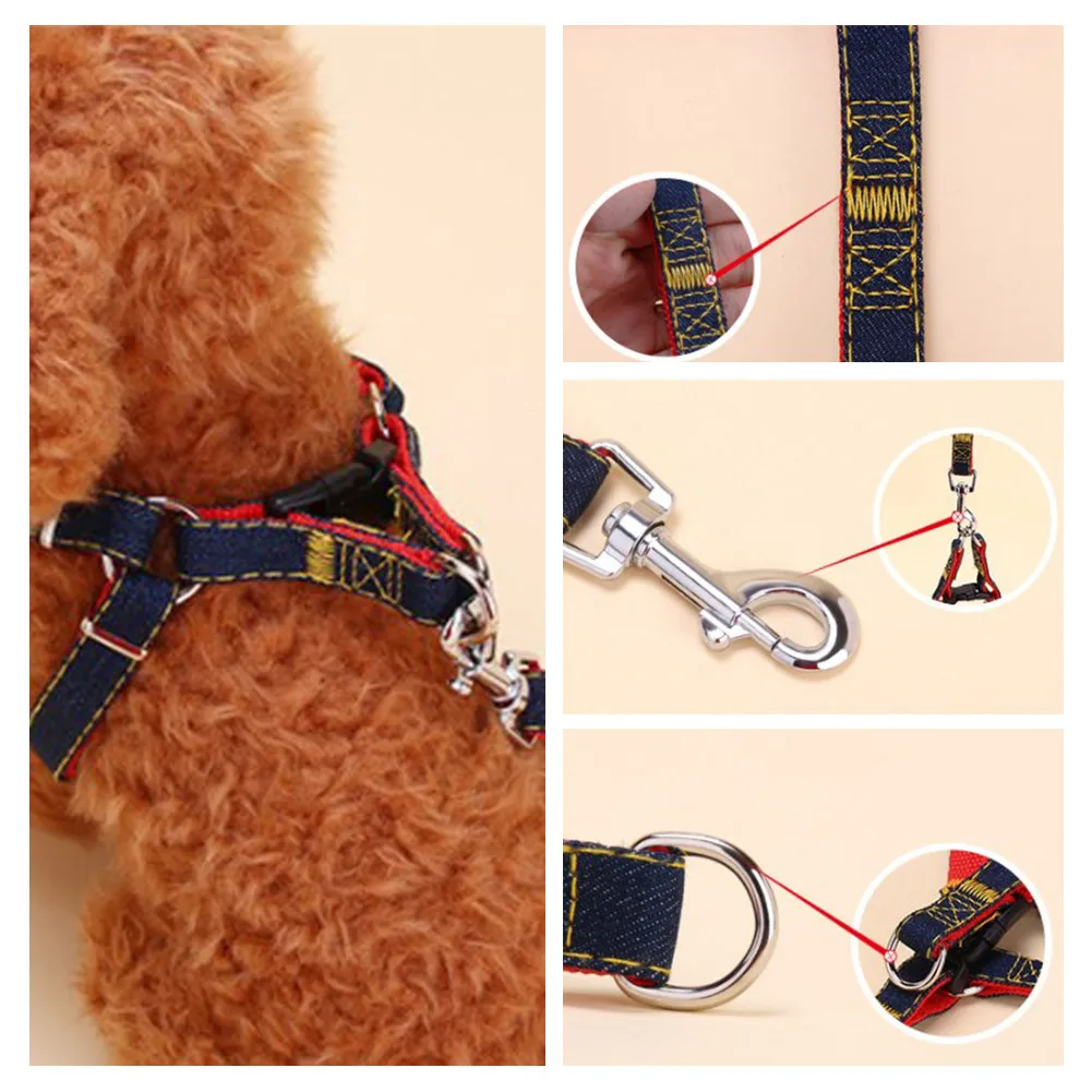 Нейлоновая шлейка для животных поводок ошейник набор прогулок собак веревка
