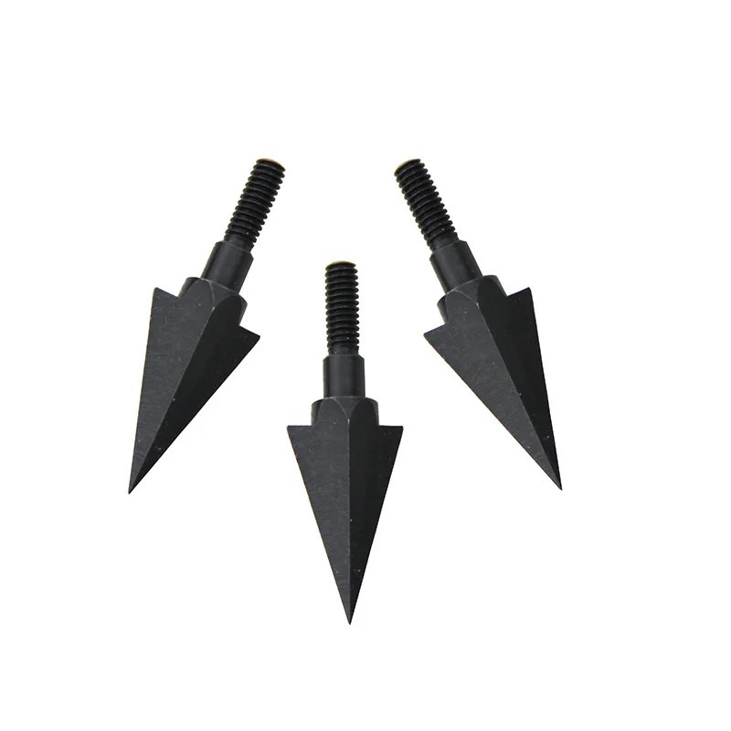 3 шт. новые высококачественные 100 зернистые черные наконечники для стрел из Лука