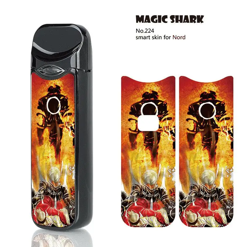 Леопардовый лист модная наклейка пленка для Smok Nord чехол |