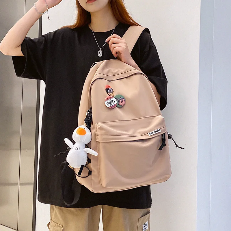 

Модный нейлоновый женский рюкзак с защитой от кражи, женская сумка через плечо, школьная сумка, сумки для подростков и книг для женщин, вмест...