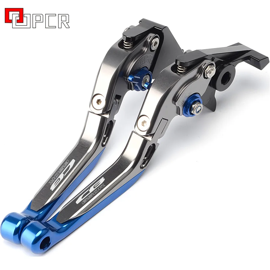 Titanium Blue С CB 650R логотип МОТОЦИКЛ ЧПУ Рычаги Тормозная система сцепления подходит для Honda CB650R - Цвет: Titanium Blue