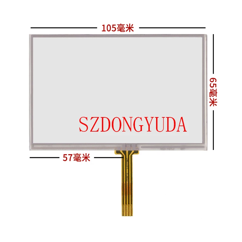 

4.3 inch For car navigation MP4 MP5 GPS resistive touch screen 105mm*65mm 105*65