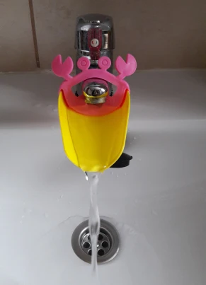 Милый детский удлинитель для мытья рук силиконовый смесителя Детские ванны