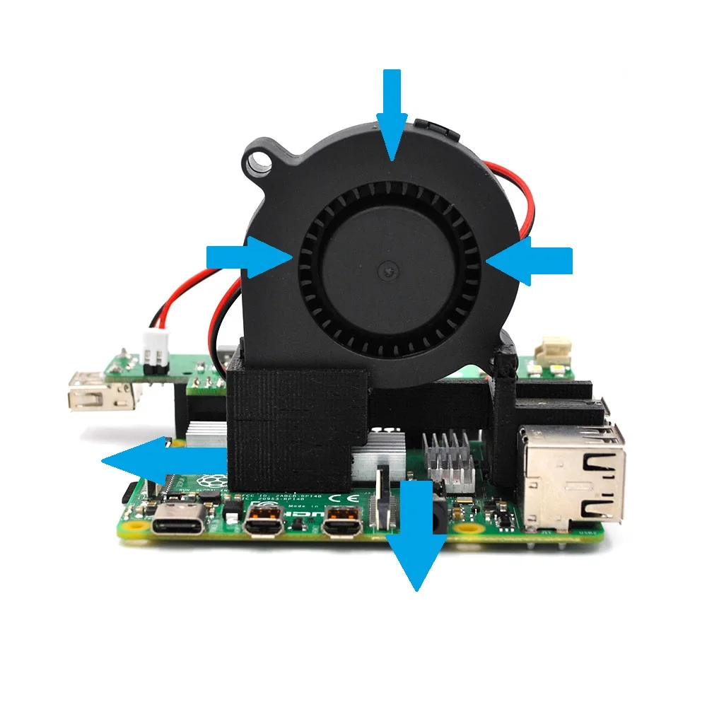 DSTIKE 18650 Pi Partner комплект для Raspberry Pi4 3A выход UPS кулер турбо вентилятор | Электроника