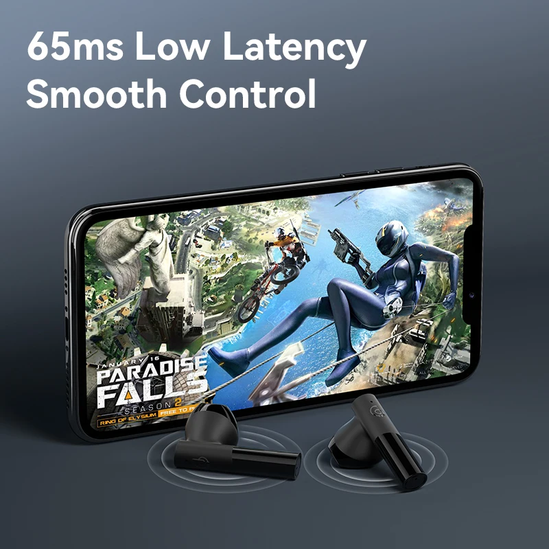 haylou gt6 tws fone bluetooth 5 2 wireless earphones auriculares aac low latency headset gamer headphones for huawei xiaomi free global shipping