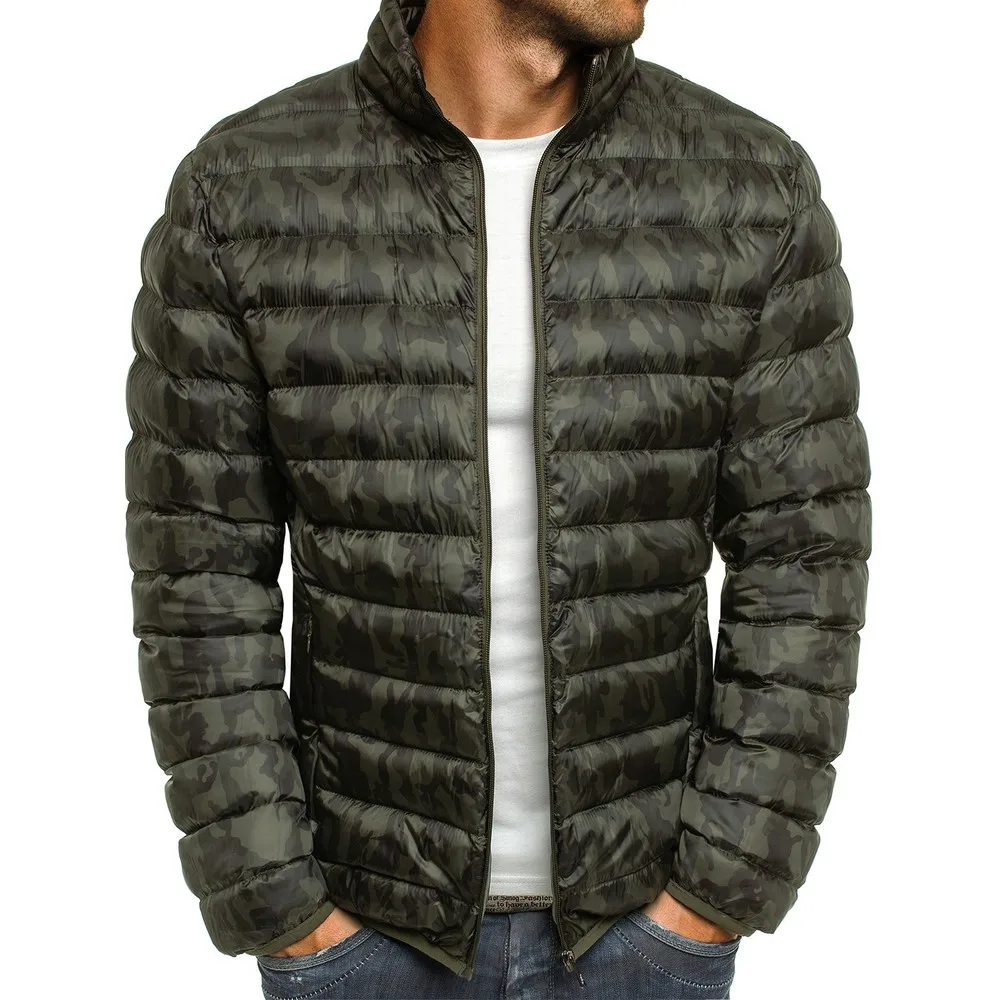 ZOGAA Men's Parka 2019 Winter Warm Jackets Cotton Padded Casual Puffer Coats Zipper Slim Hot Sale Plus Size High Street | Мужская