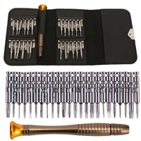 25 in 1 screwdriver wallet set multi repair screwdrivers tools kit fit for pc laptop mobile phone electronics repair tool