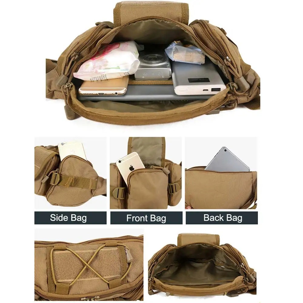 Тактическая поясная сумка Слинг Molle забавные сумки для пеших прогулок рыбалки