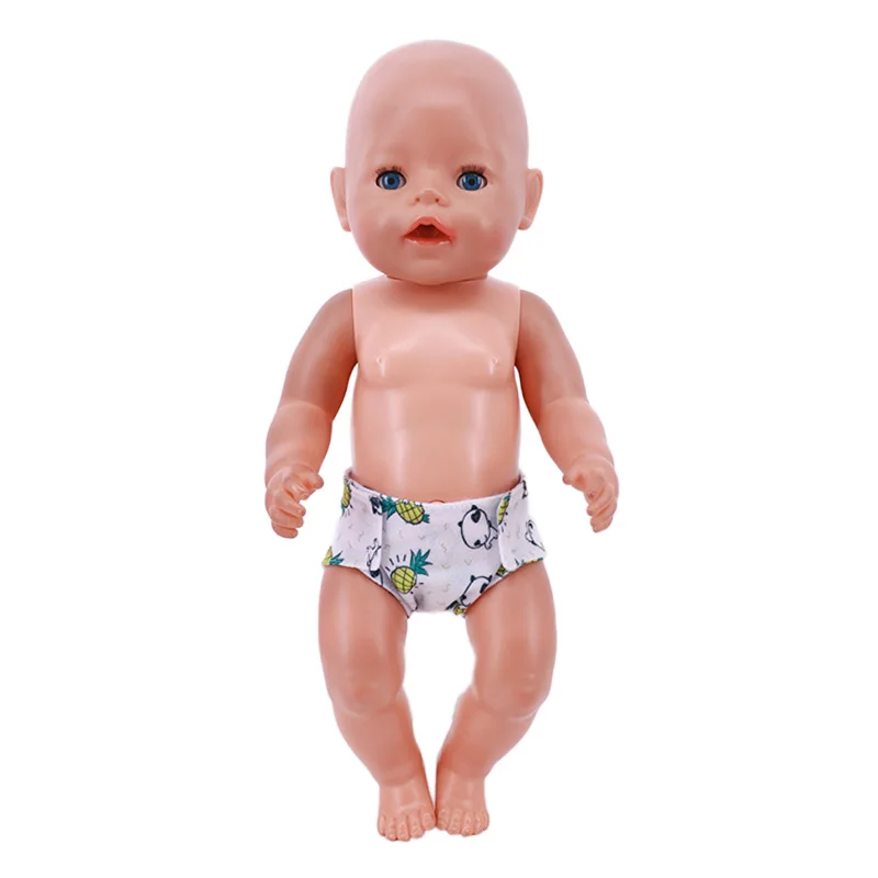 Doll Diapers Cute Underwear Animal Fruit Print For 18 Inch American Girls &amp 43 cm Panty Accessories | Игрушки и хобби