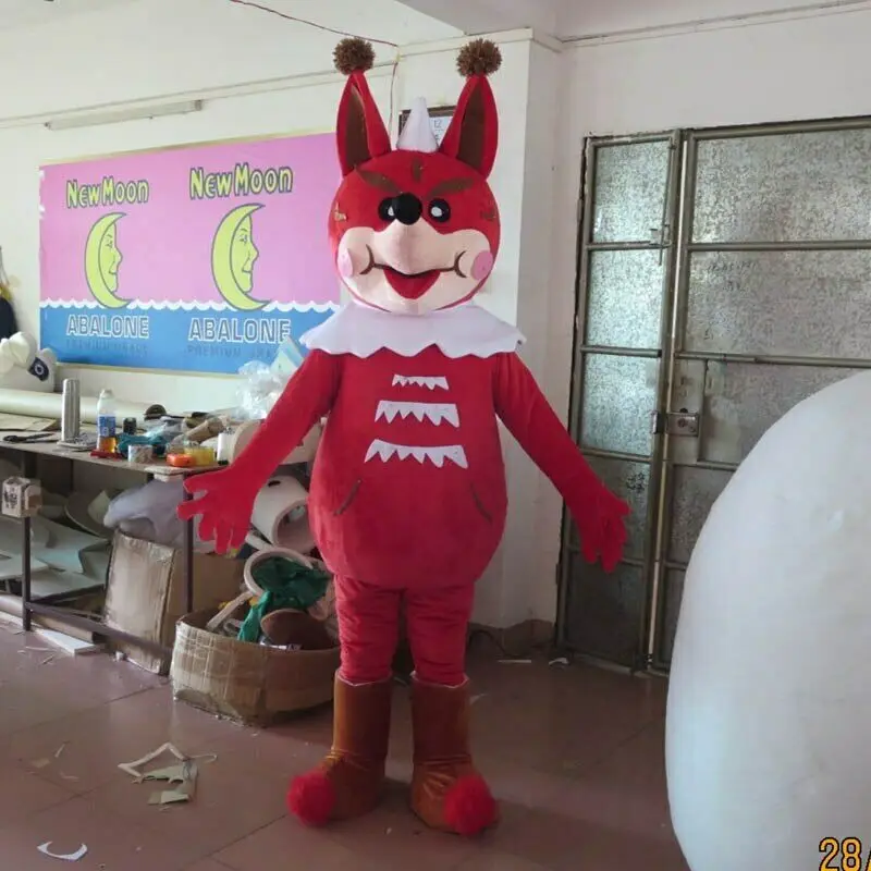 Костюм талисмана лисы Вечерние платья для костюмированной вечеринки Одежда