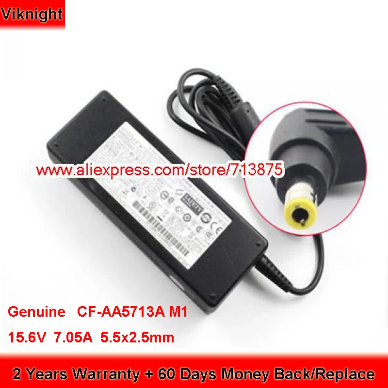 

Genuine CF-AA5713A M1 110W Charger 15.6V 7.05A AC Adapter for Panasonic TOUGHPAD FZ-G1 CF-53A CF-53E FZ-Y1 UT-MB5 Power Supply