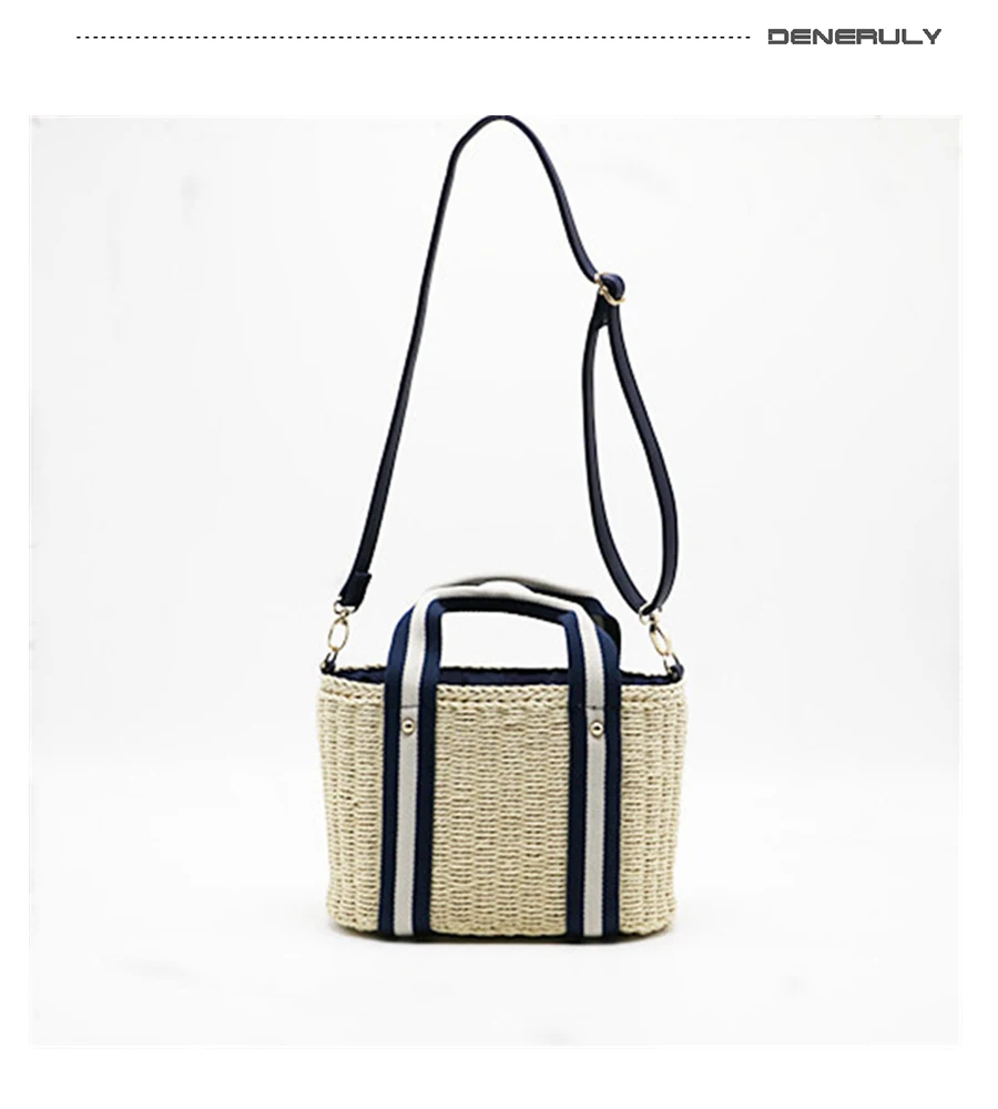 Соломенные пляжные сумки женские сумки из ротанга женские сумки Bolso Paja дорожная сумка-торба, карманы Mujer