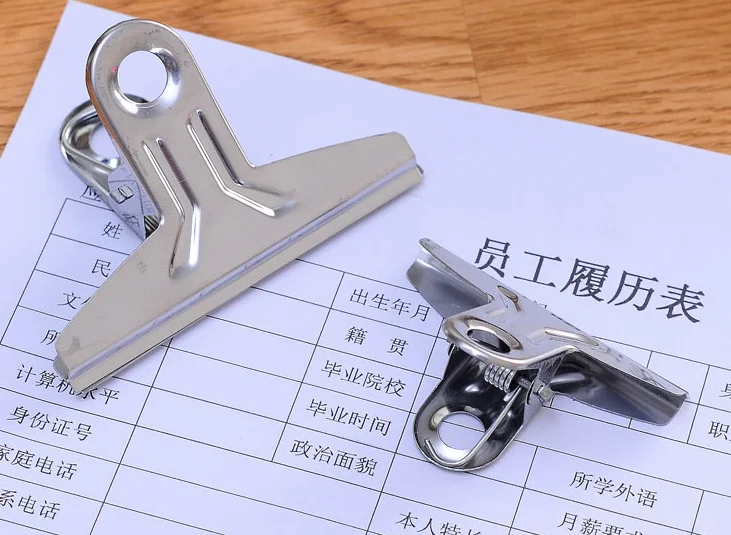 1 шт. зажимы для мешков с чипами из нержавеющей стали герметичного уплотнения