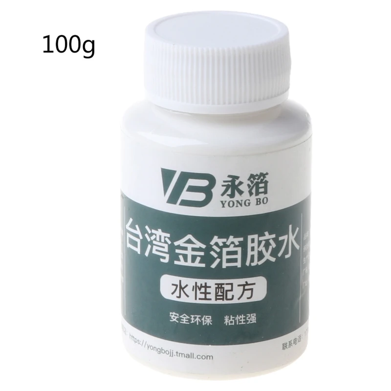

100g Gilding Glue Gold Leaf Foil Water-based Glue for Metal Foil Sheets Arts