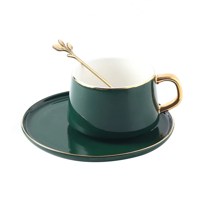 Керамическая кофейная чашка в европейском стиле Классическая простая