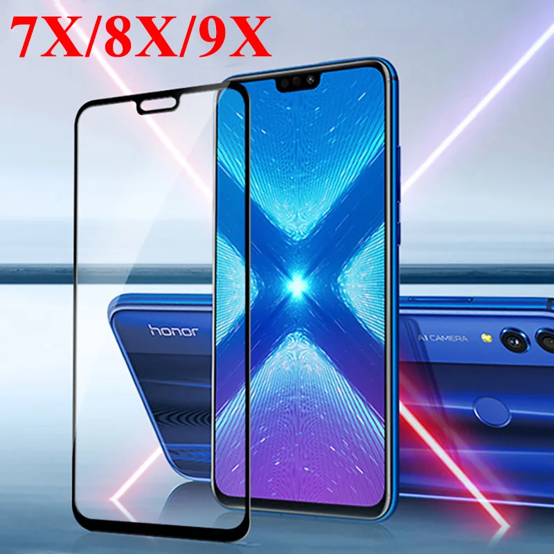 Honor 8X закаленное стекло для huawei Honor8x Honer 7X защитная пленка Honor7x Xonor 9X Защитная